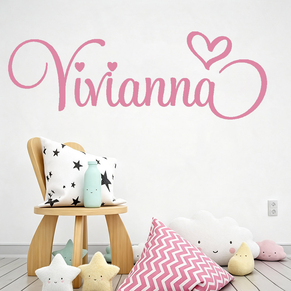 Baby Nursery Hanging Decor - Wall Stickers for Kids Rooms Personalised