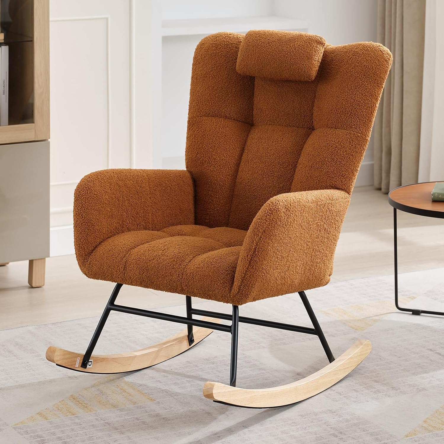 Baby Nursery Rocking Chair - Teddy Glider Rocker Nursery Nursing Chair
