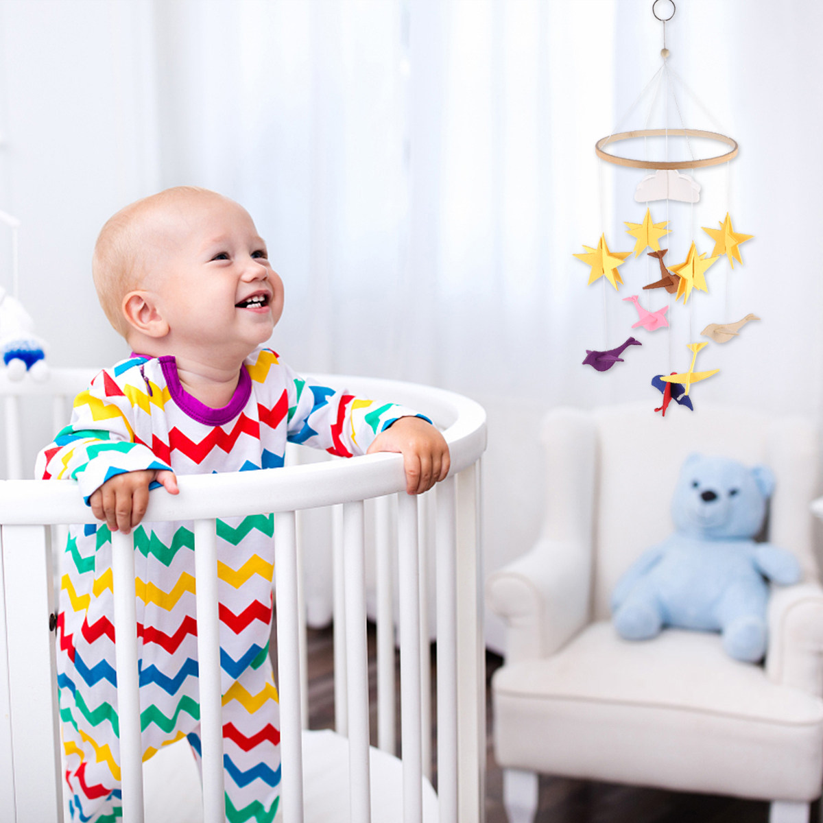 1Pcs Baby Crib Hanging Ornamen - Baby Nursery Hanging Decor ulasan dan harga