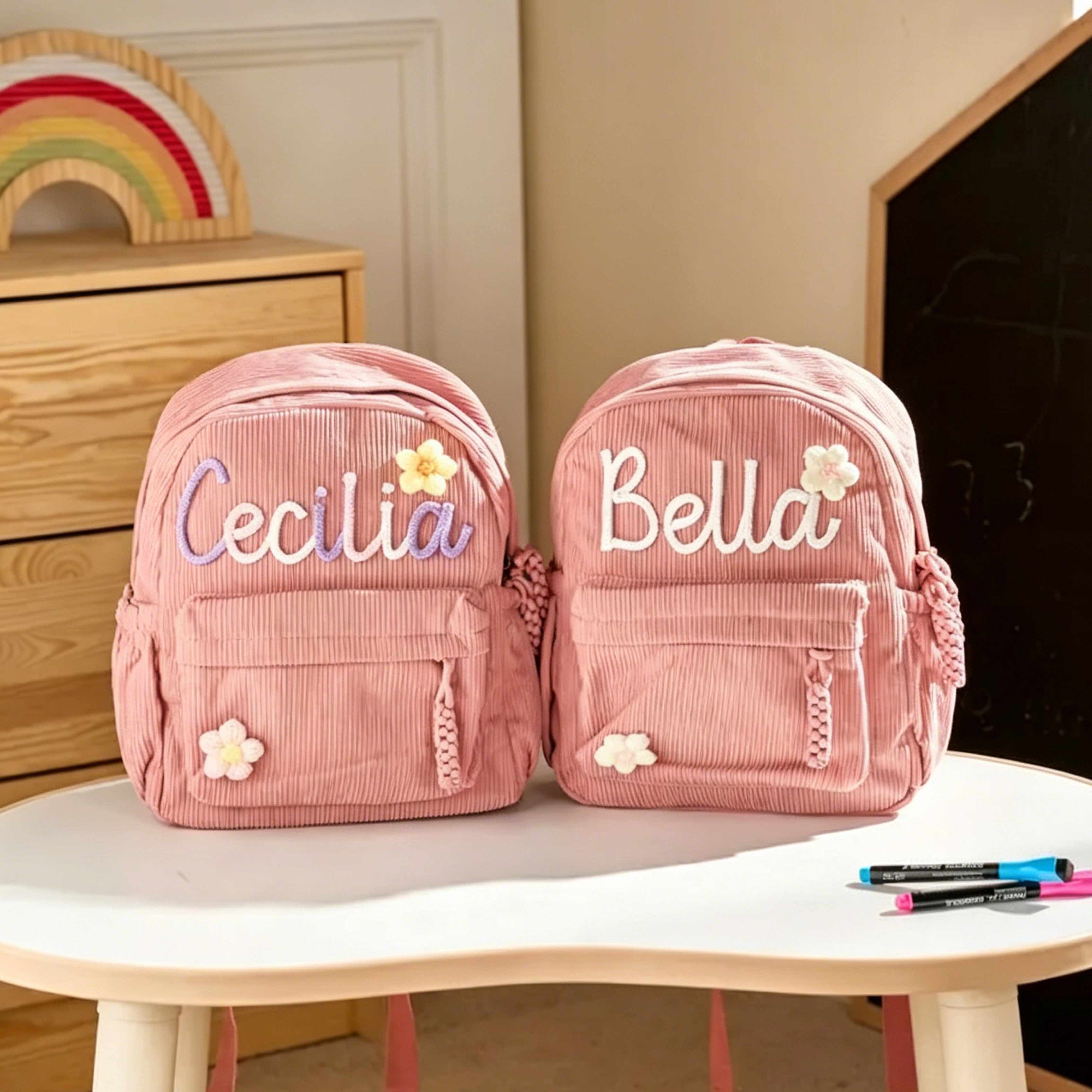 1-Piece Personalized Corduroy  - Baby Nursery Backpack ulasan dan harga