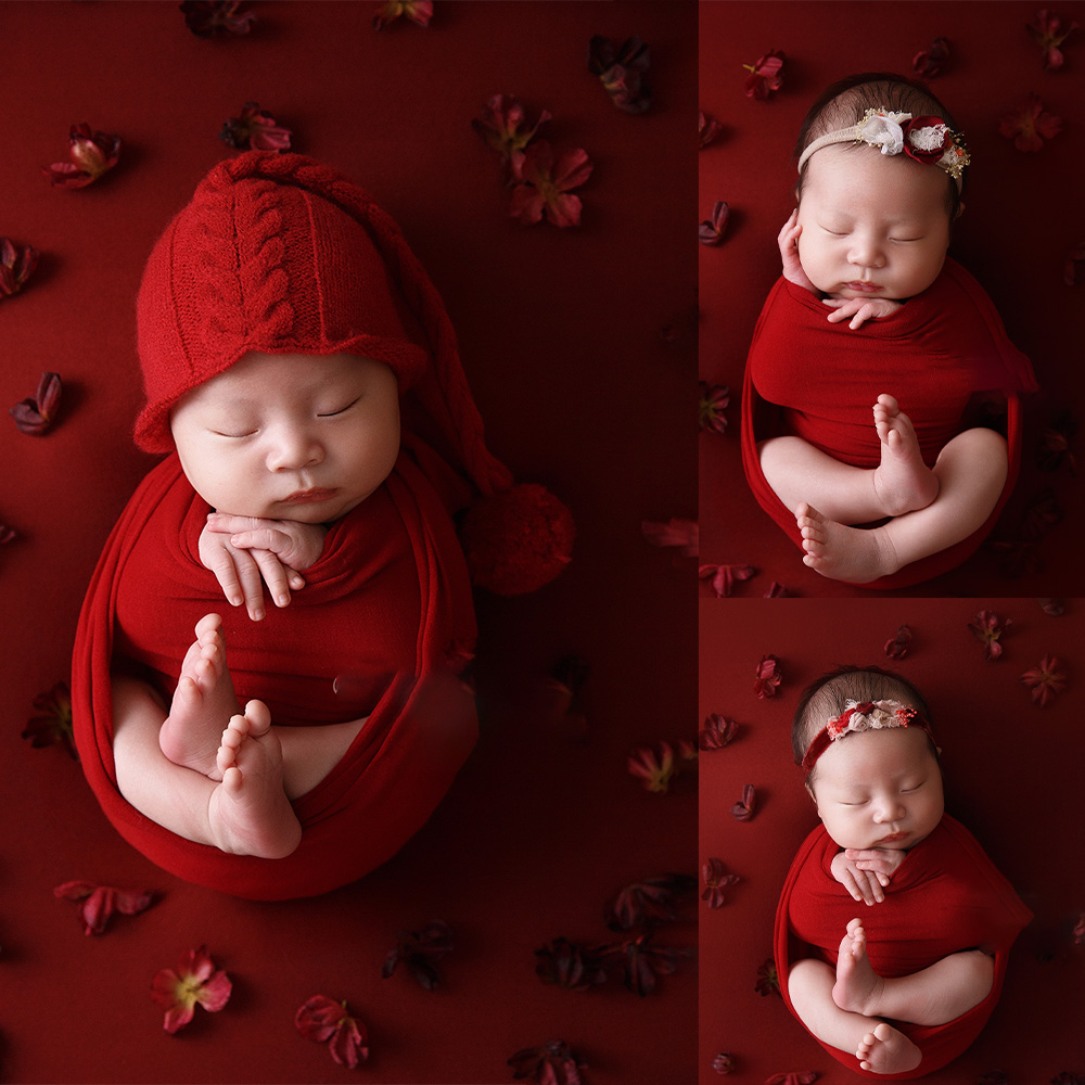 6pcs/Set Newborn Photography P - Baby Wrap Stretchy ulasan dan harga