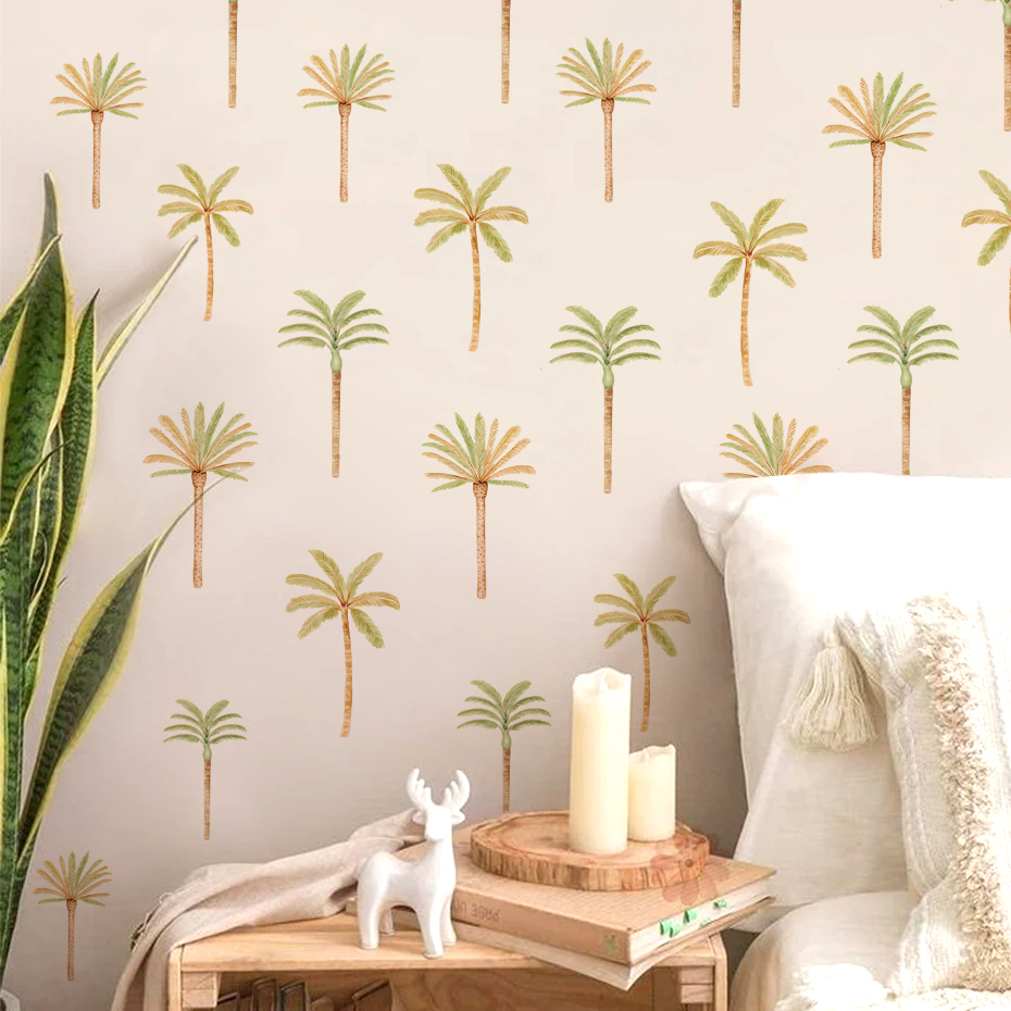 Boho Coconut Palm Tree Wall St - Baby Nursery Hanging Decor ulasan dan harga
