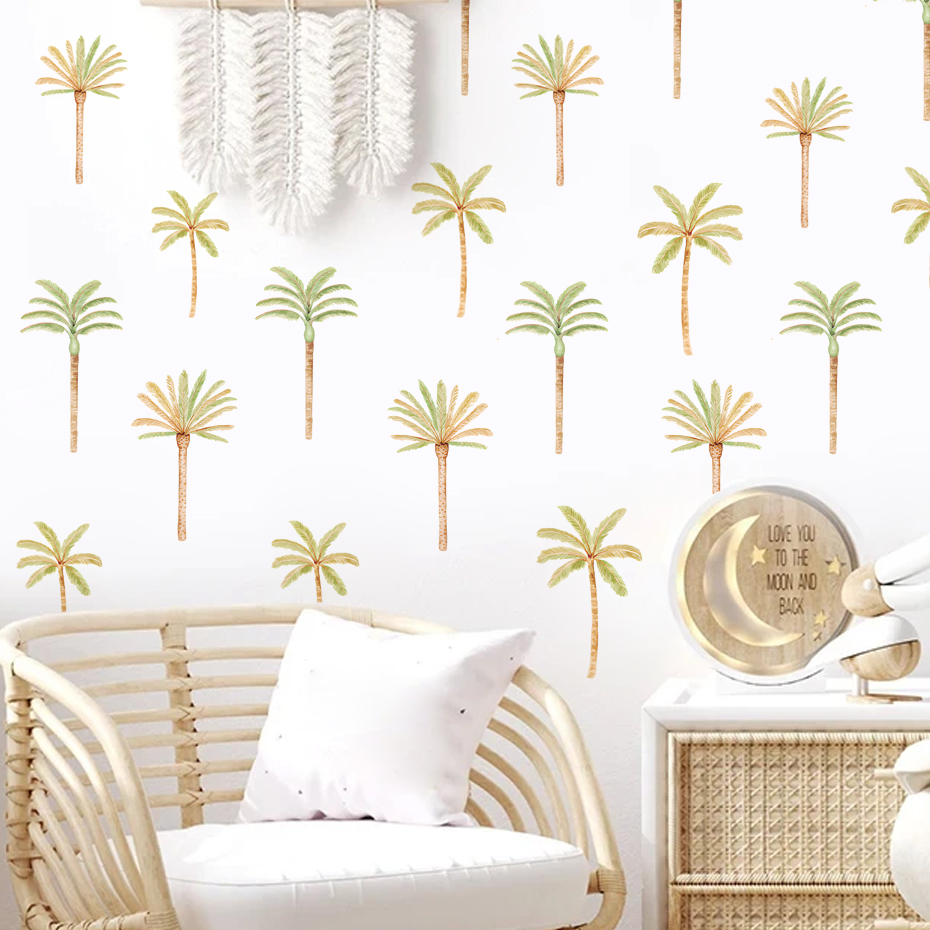 Boho Coconut Palm Tree Wall St - Baby Nursery Hanging Decor ulasan dan harga