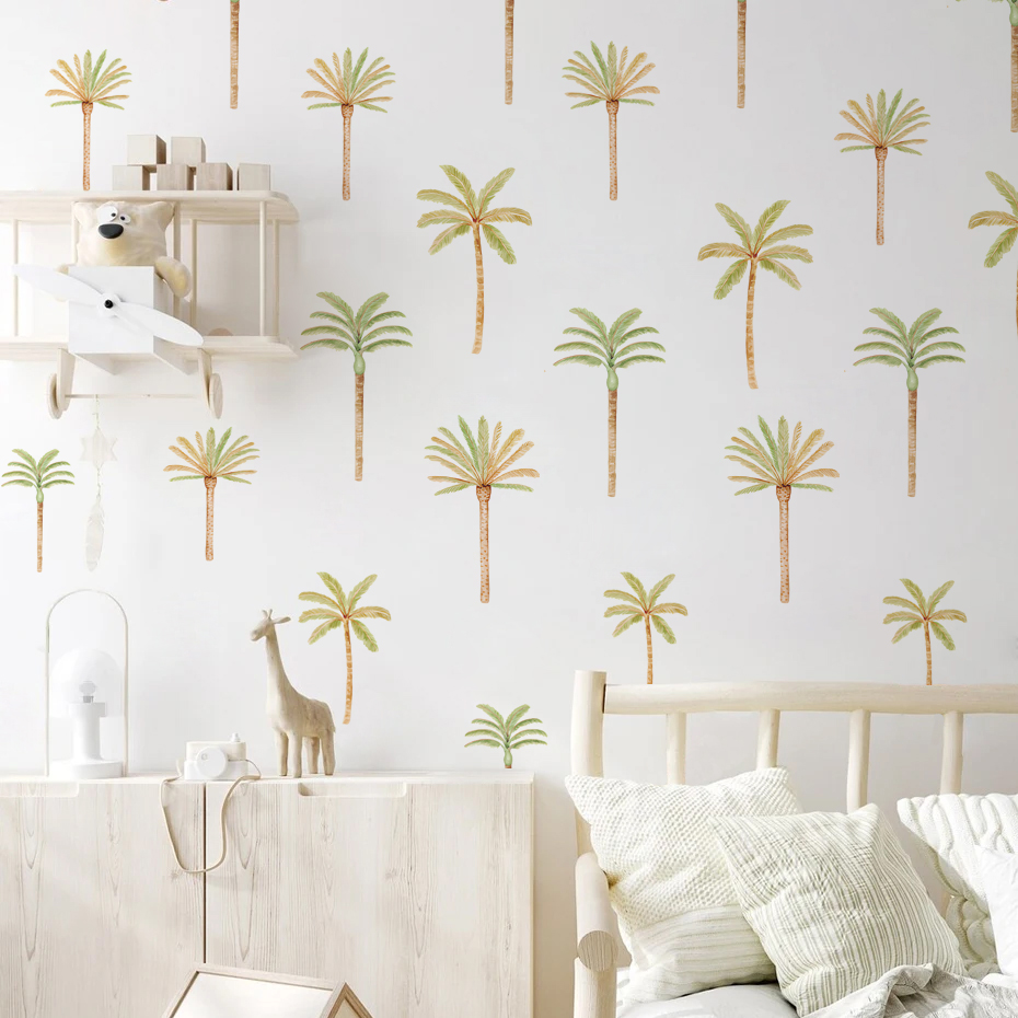 Boho Coconut Palm Tree Wall St - Baby Nursery Hanging Decor ulasan dan harga