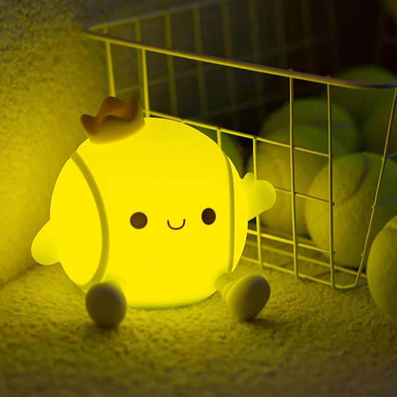 Cute Tennis Night Light Silico - Baby Nursery Table ulasan dan harga