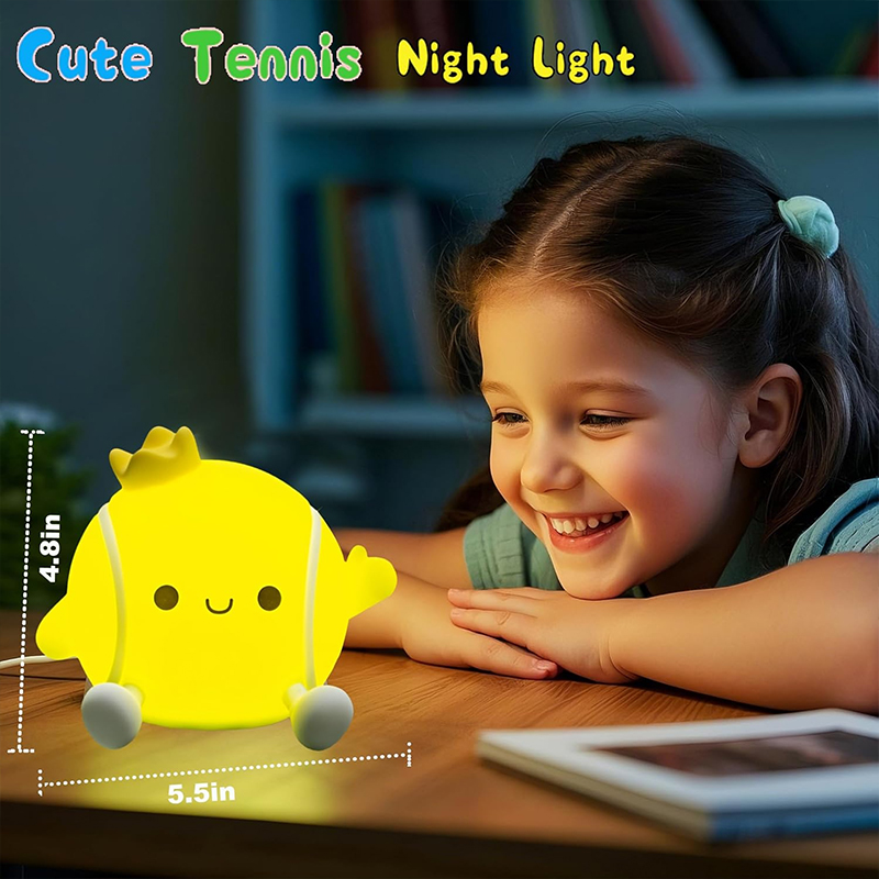 Cute Tennis Night Light Silico - Baby Nursery Table ulasan dan harga