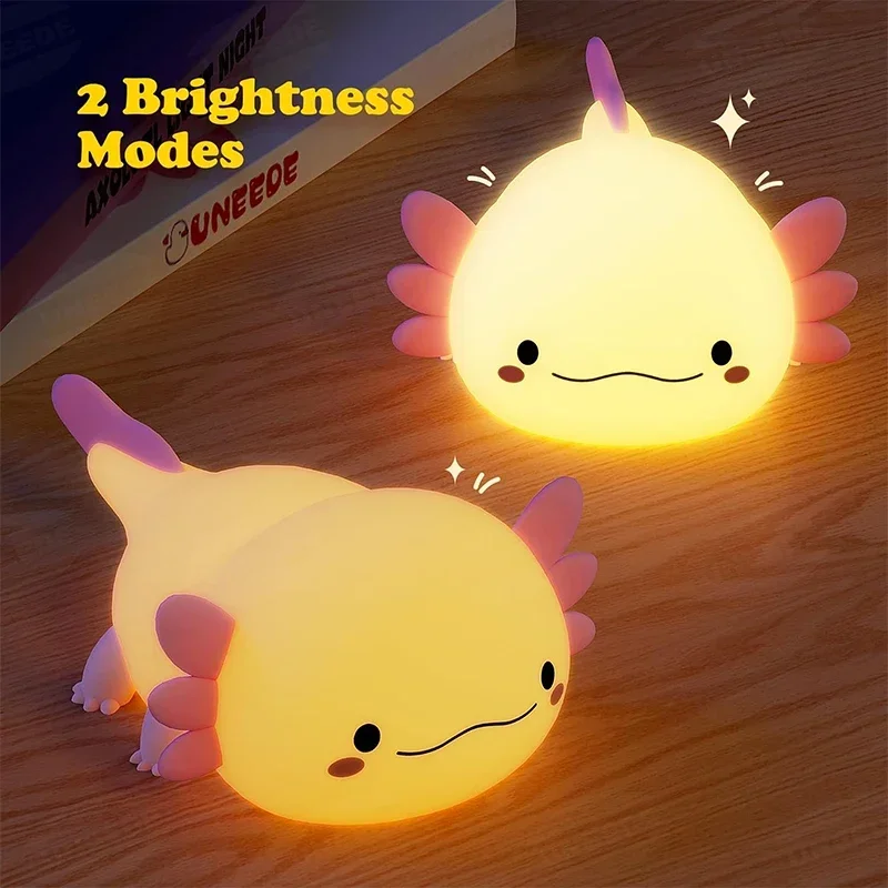 Cute Axolotl Night Light Silic - Baby Nursery Table ulasan dan harga