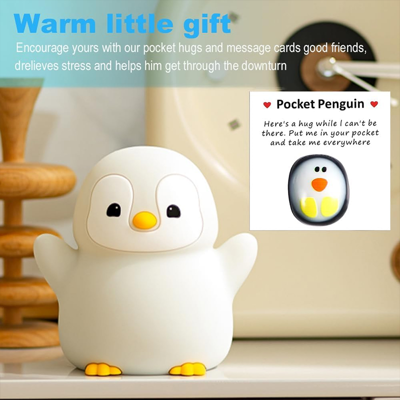 NEW Penguin Night Light Silico - Baby Nursery Table ulasan dan harga