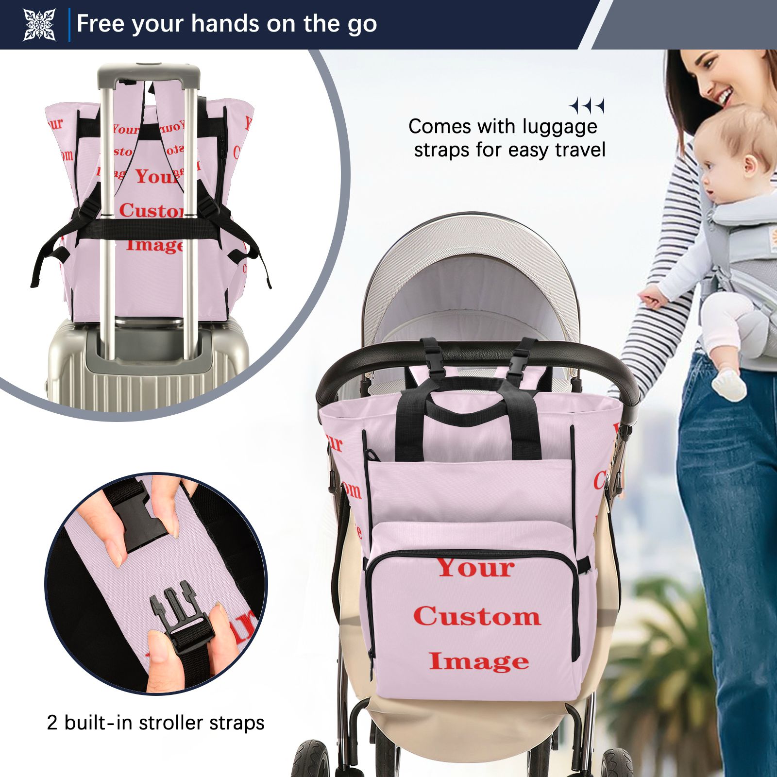 Fashion Mummy Maternity Nappy  - Baby Nursery Backpack ulasan dan harga