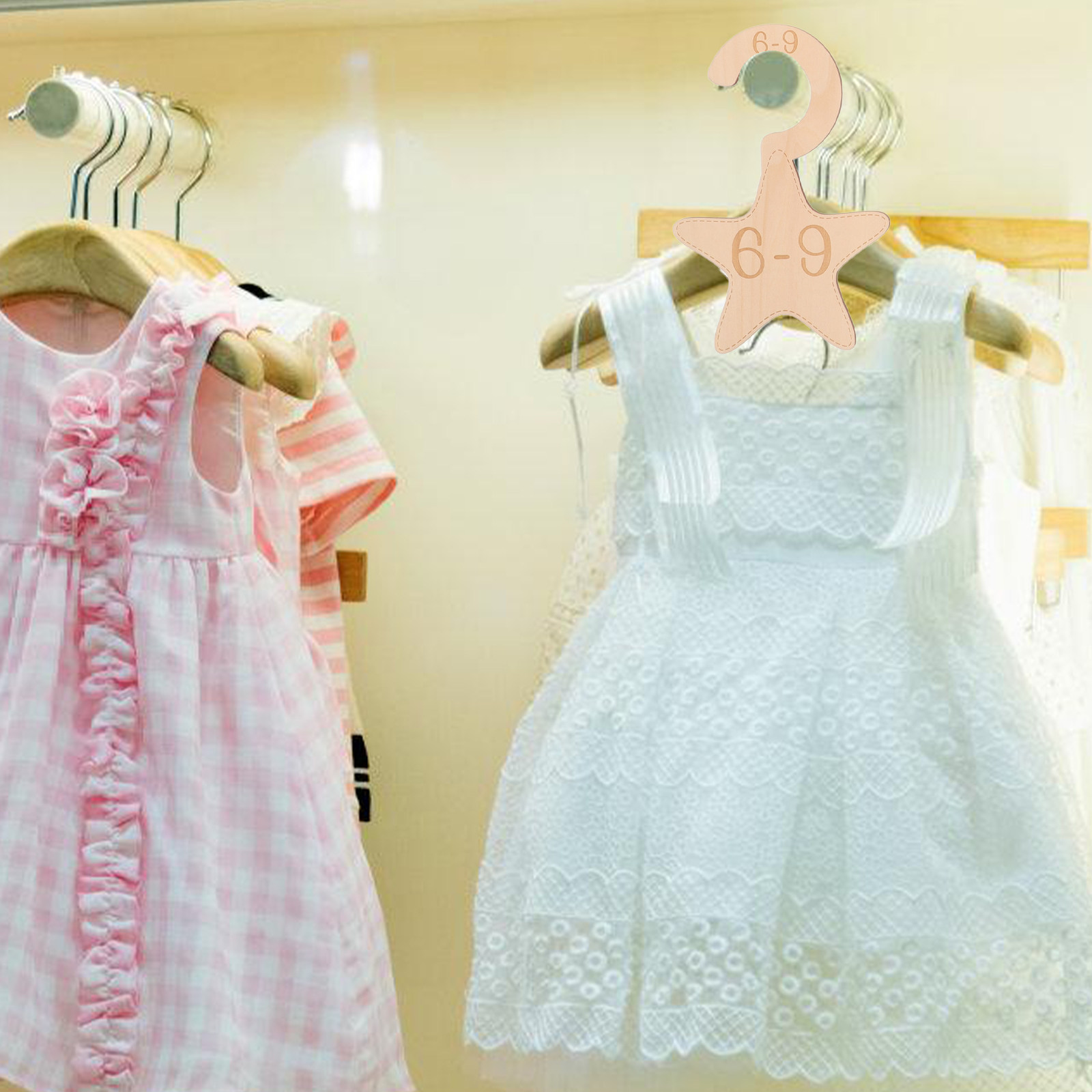 7Pcs Baby Clothes Closet Divid - Baby Nursery Storage ulasan dan harga