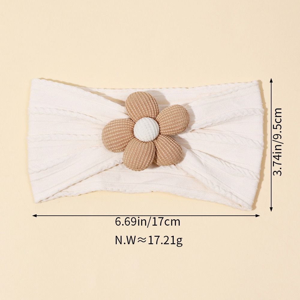 Cute Flower Infant Wide Headba - Baby Wrap Stretchy ulasan dan harga