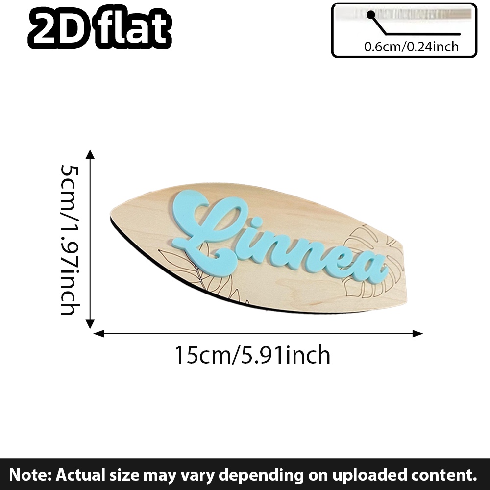Surfboard Baby Name Signboard  - Baby Nursery ulasan dan harga