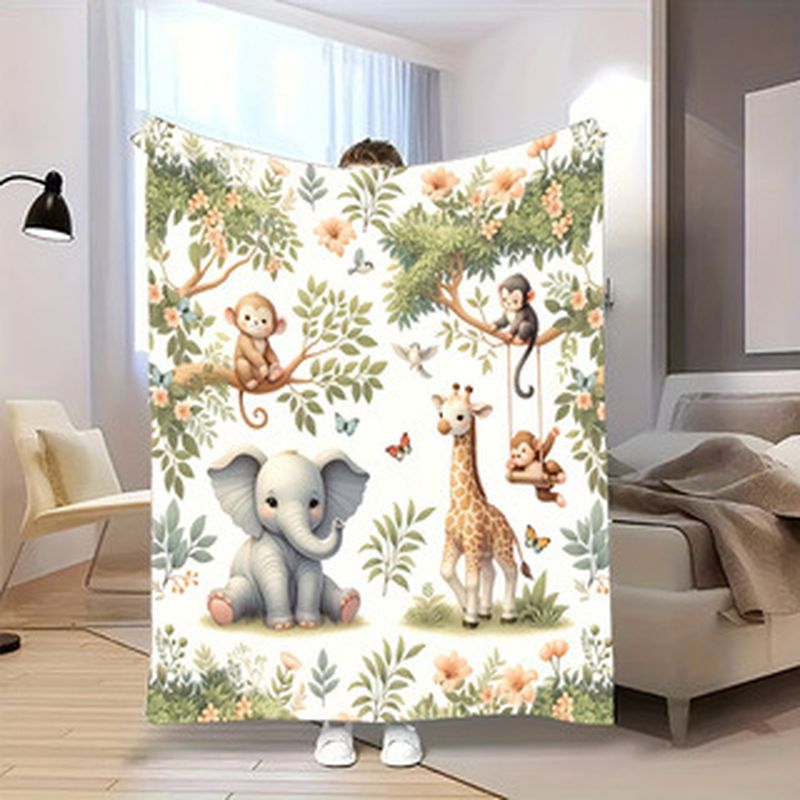 VIKAMA Watercolor Jungle Anima - Baby Nursery Giraffe ulasan dan harga