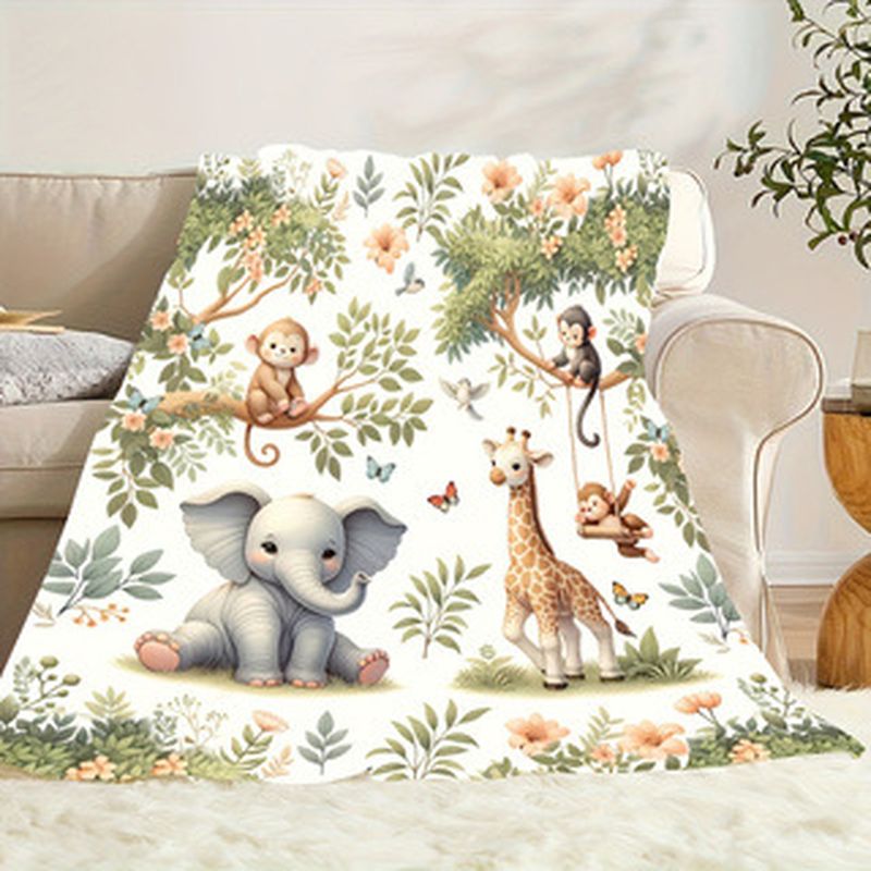 VIKAMA Watercolor Jungle Anima - Baby Nursery Giraffe ulasan dan harga