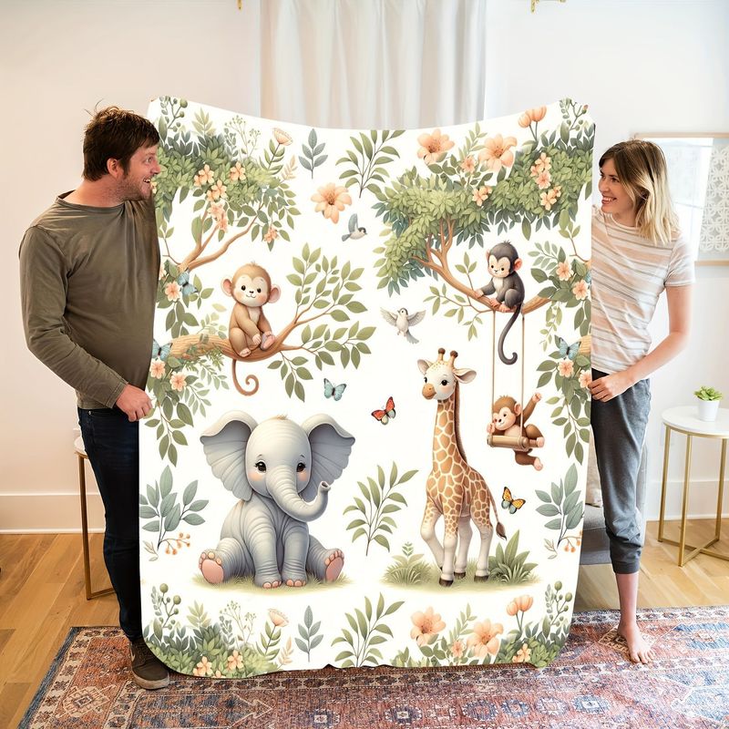 VIKAMA Watercolor Jungle Anima - Baby Nursery Giraffe ulasan dan harga