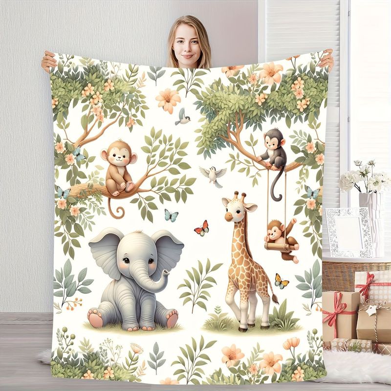 VIKAMA Watercolor Jungle Anima - Baby Nursery Giraffe ulasan dan harga
