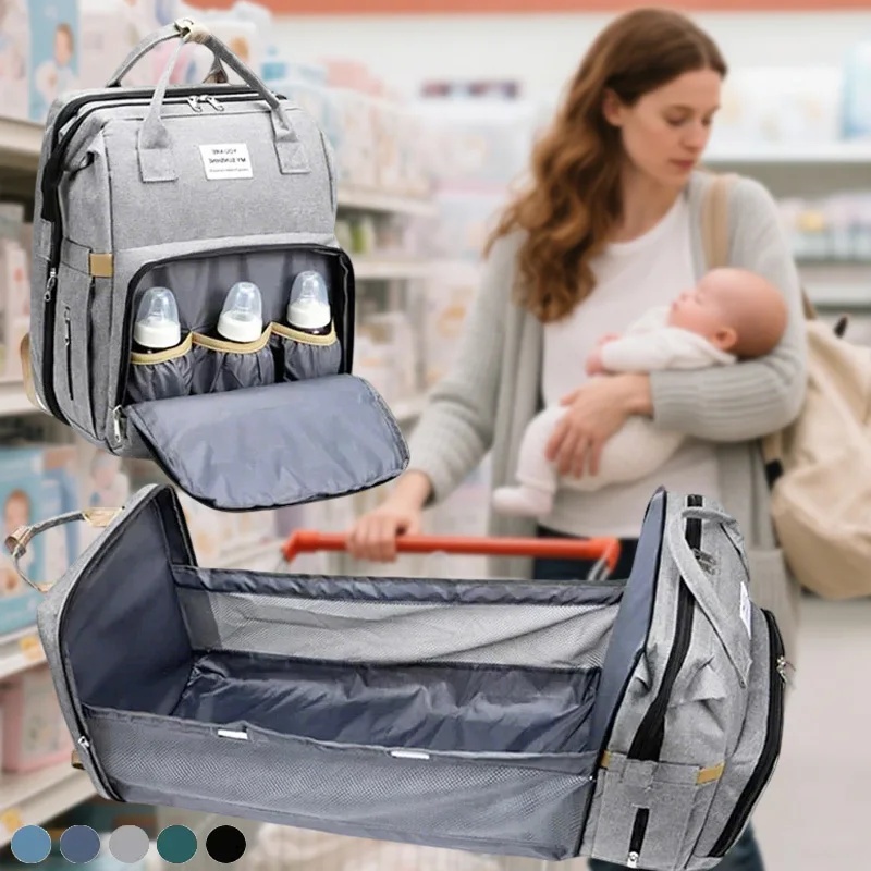 Large Capacity Mommy Diaper Ba - Baby Nursery Backpack ulasan dan harga