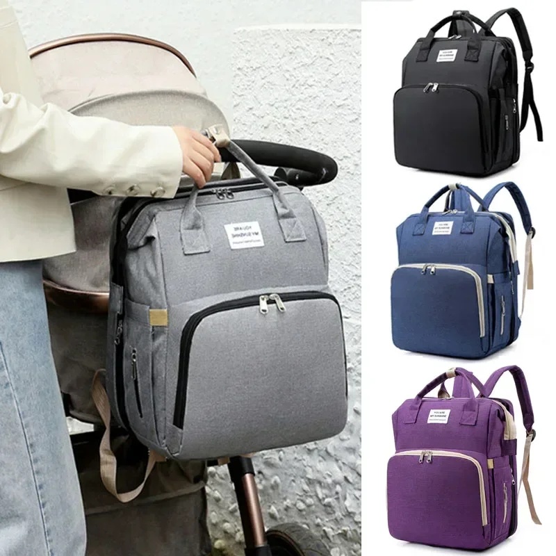 Large Capacity Mommy Diaper Ba - Baby Nursery Backpack ulasan dan harga