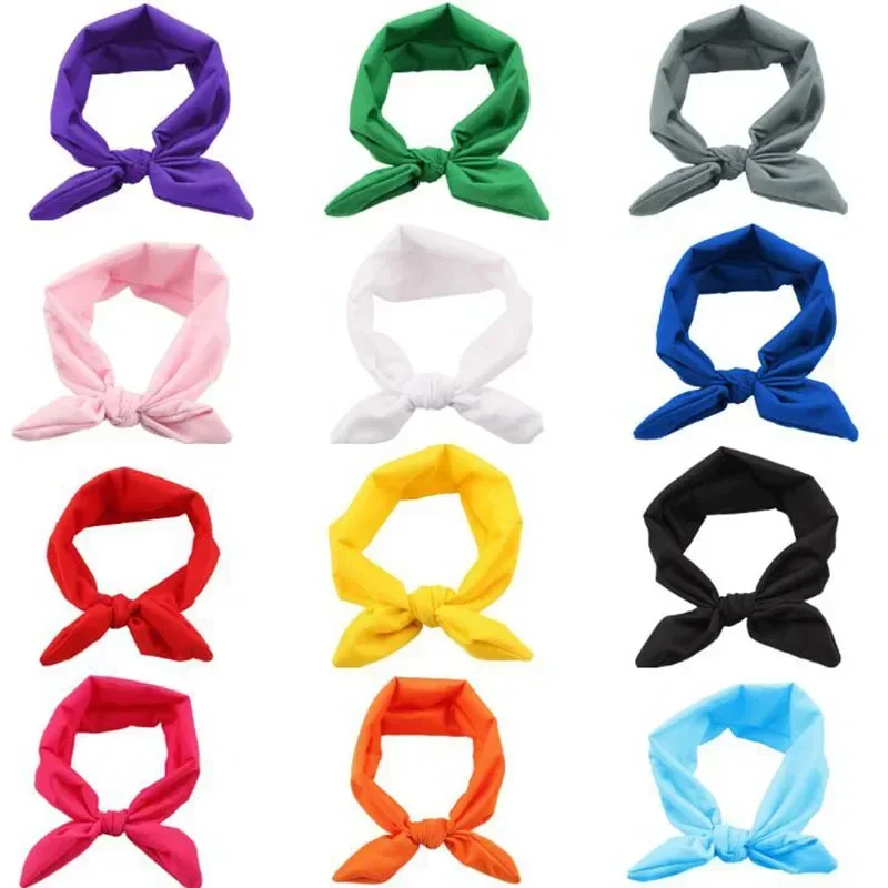 10pcs/lot  Infant Headband Kno - Baby Wrap Stretchy ulasan dan harga
