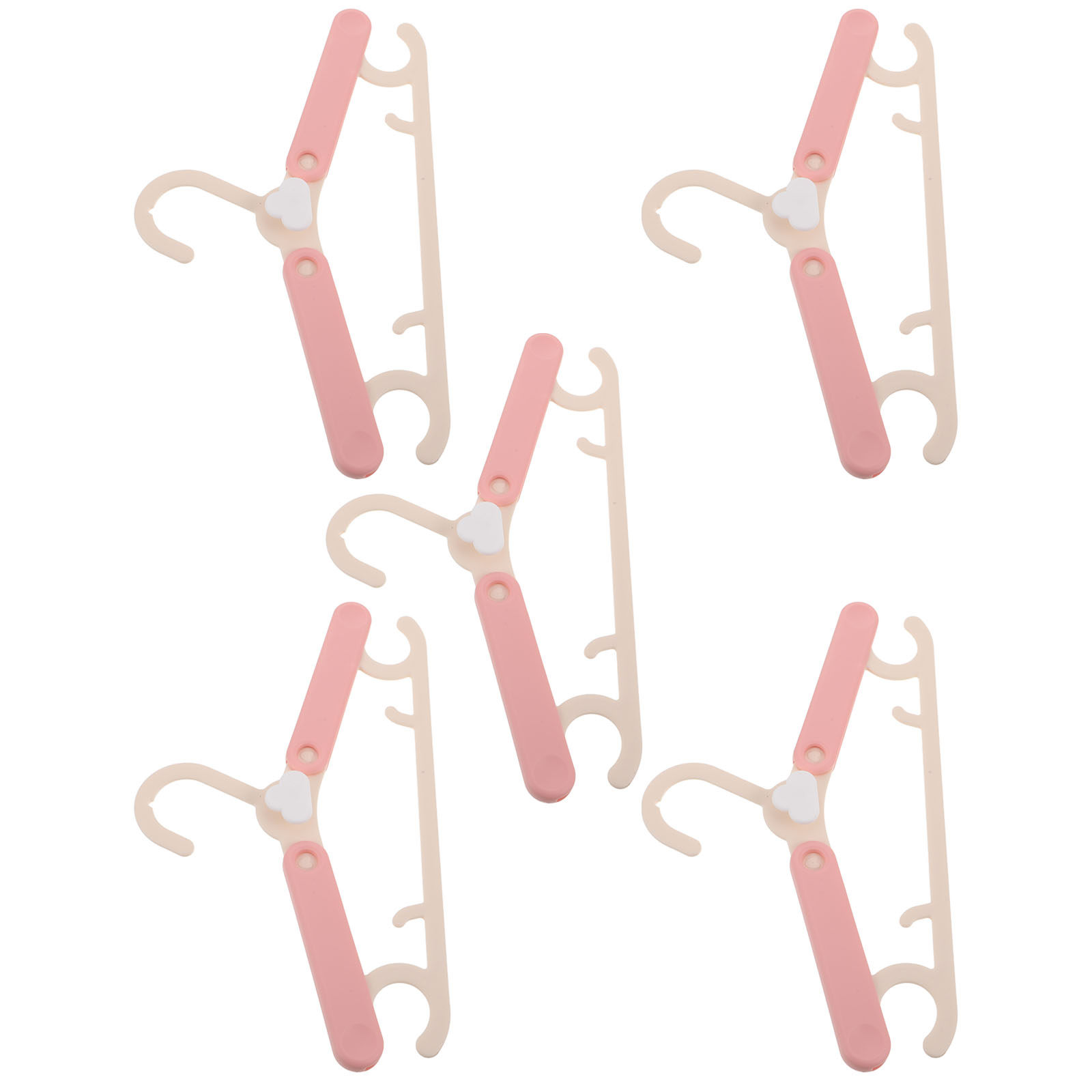5Pcs Kids Adjustable Plastic H - Baby Nursery Hangers ulasan dan harga