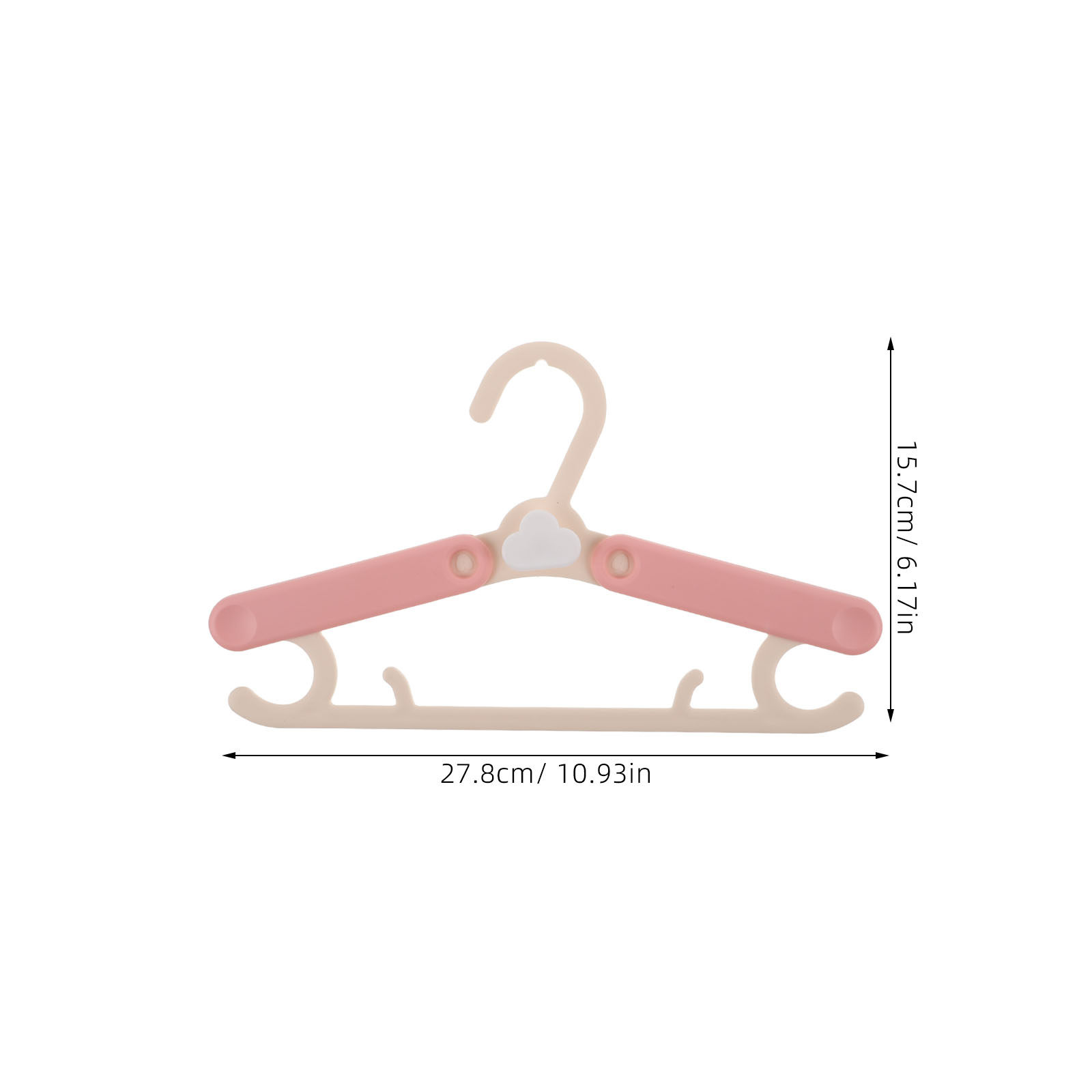 5Pcs Kids Adjustable Plastic H - Baby Nursery Hangers ulasan dan harga