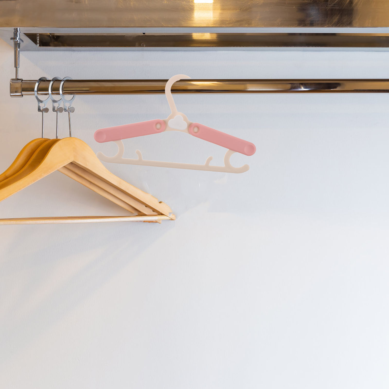 5Pcs Kids Adjustable Plastic H - Baby Nursery Hangers ulasan dan harga