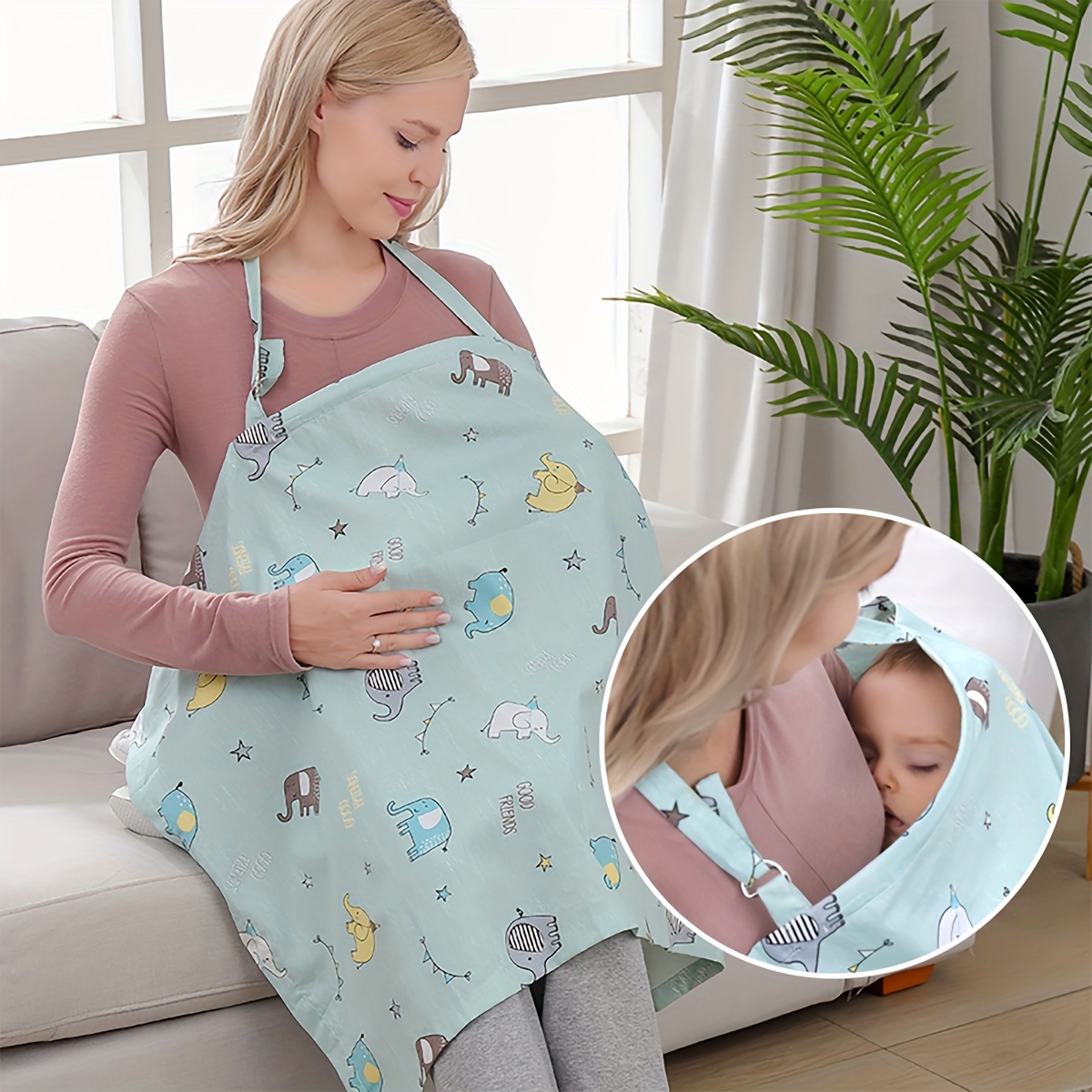 Maternity Nursing Cover Scarf, - Baby Nursery Hospital ulasan dan harga
