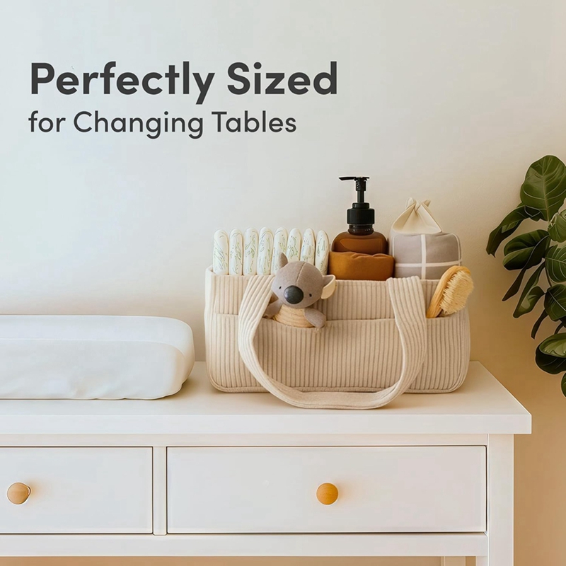 Baby Diaper Organizer for Chan - Baby Nursery Table ulasan dan harga