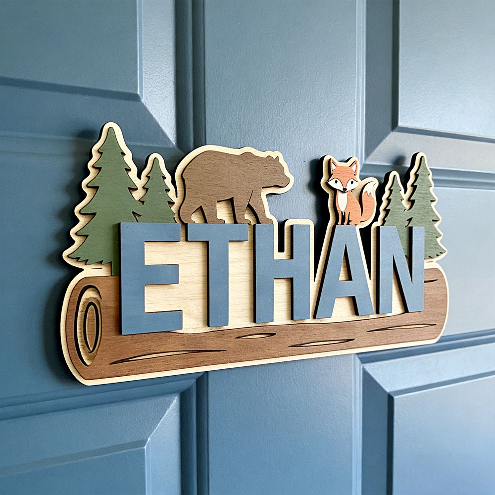 Woodland Forest Animal Persona - Baby Nursery ulasan dan harga