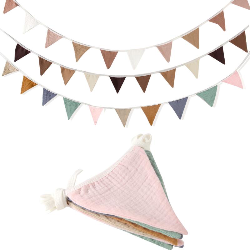 Pennant Banner Flags Eco-Frien - Baby Nursery Garland ulasan dan harga