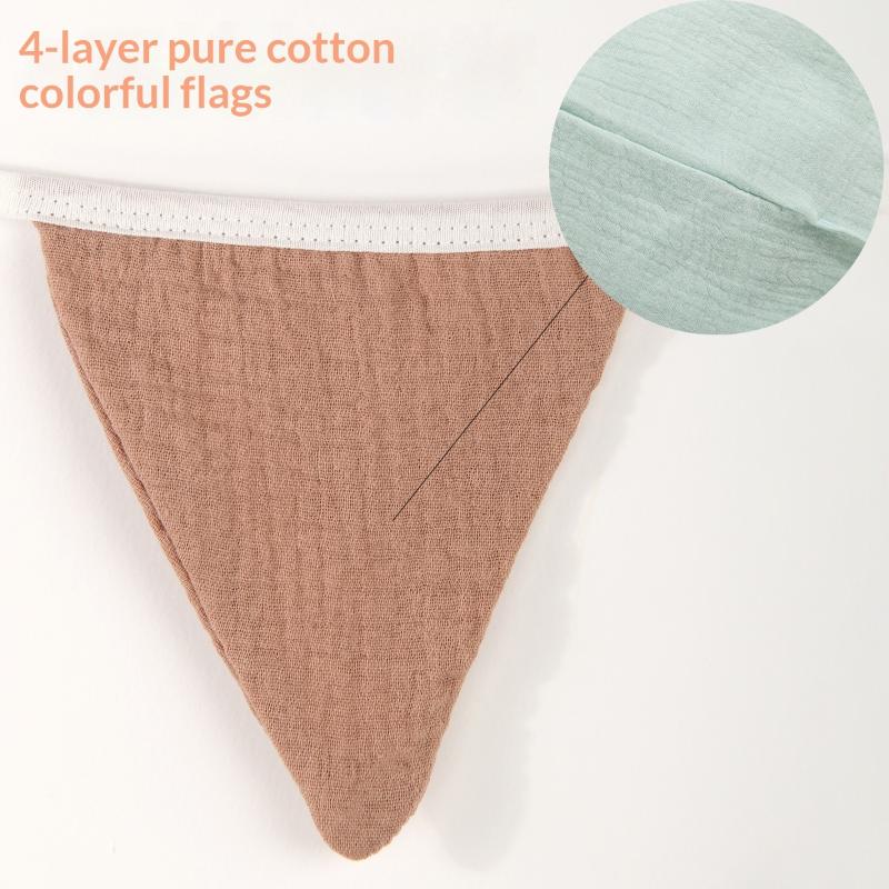 Pennant Banner Flags Eco-Frien - Baby Nursery Garland ulasan dan harga