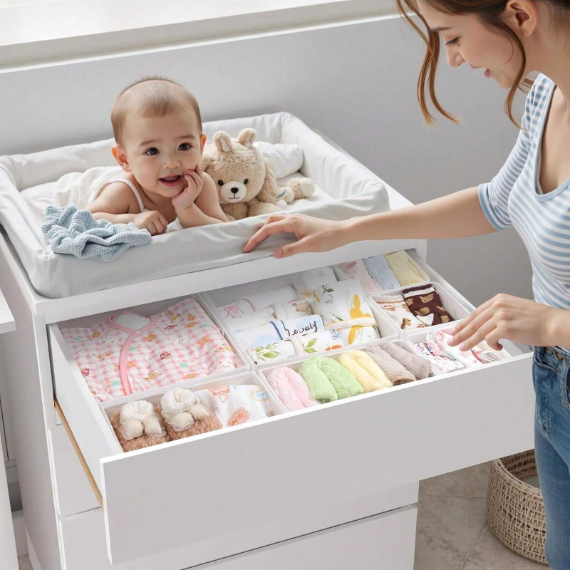 6/12pc Non-woven Baby Items St - Baby Nursery Storage ulasan dan harga
