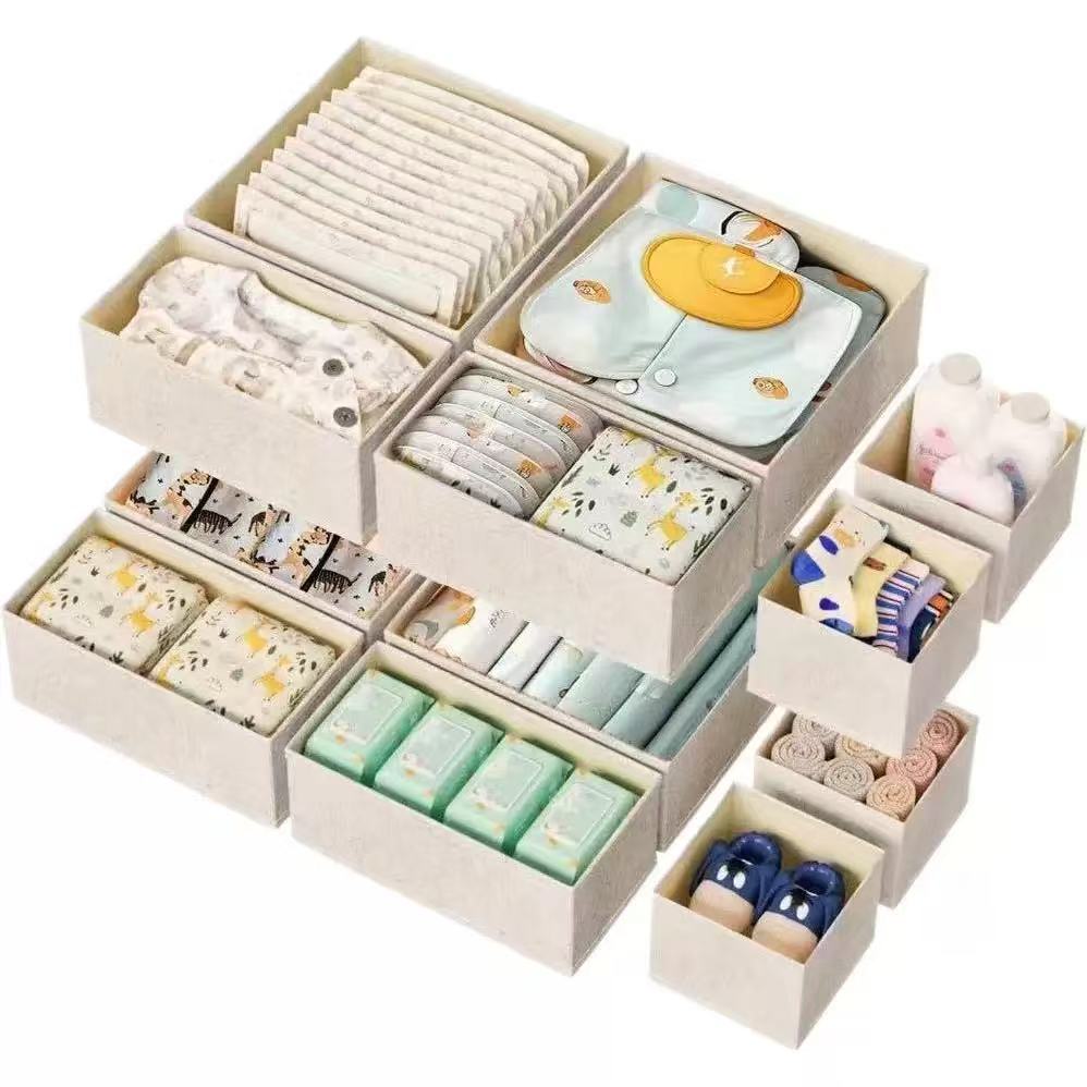 6/12pc Non-woven Baby Items St - Baby Nursery Storage ulasan dan harga