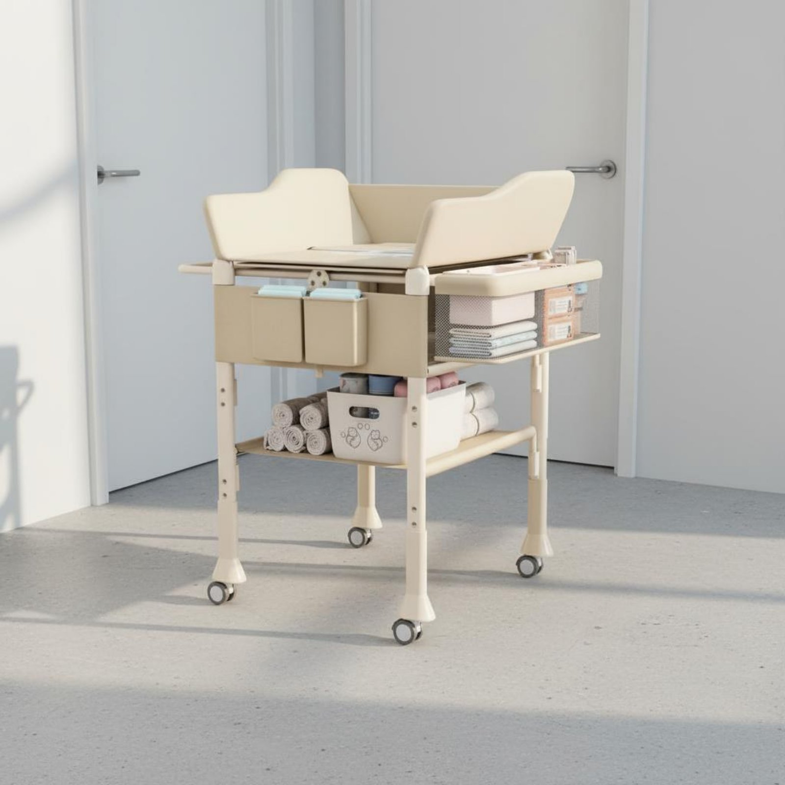Baby Bath Changing Table Combo - Baby Nursery Table ulasan dan harga