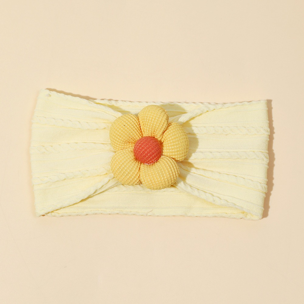 Cute Flower Infant Wide Headba - Baby Wrap Stretchy ulasan dan harga