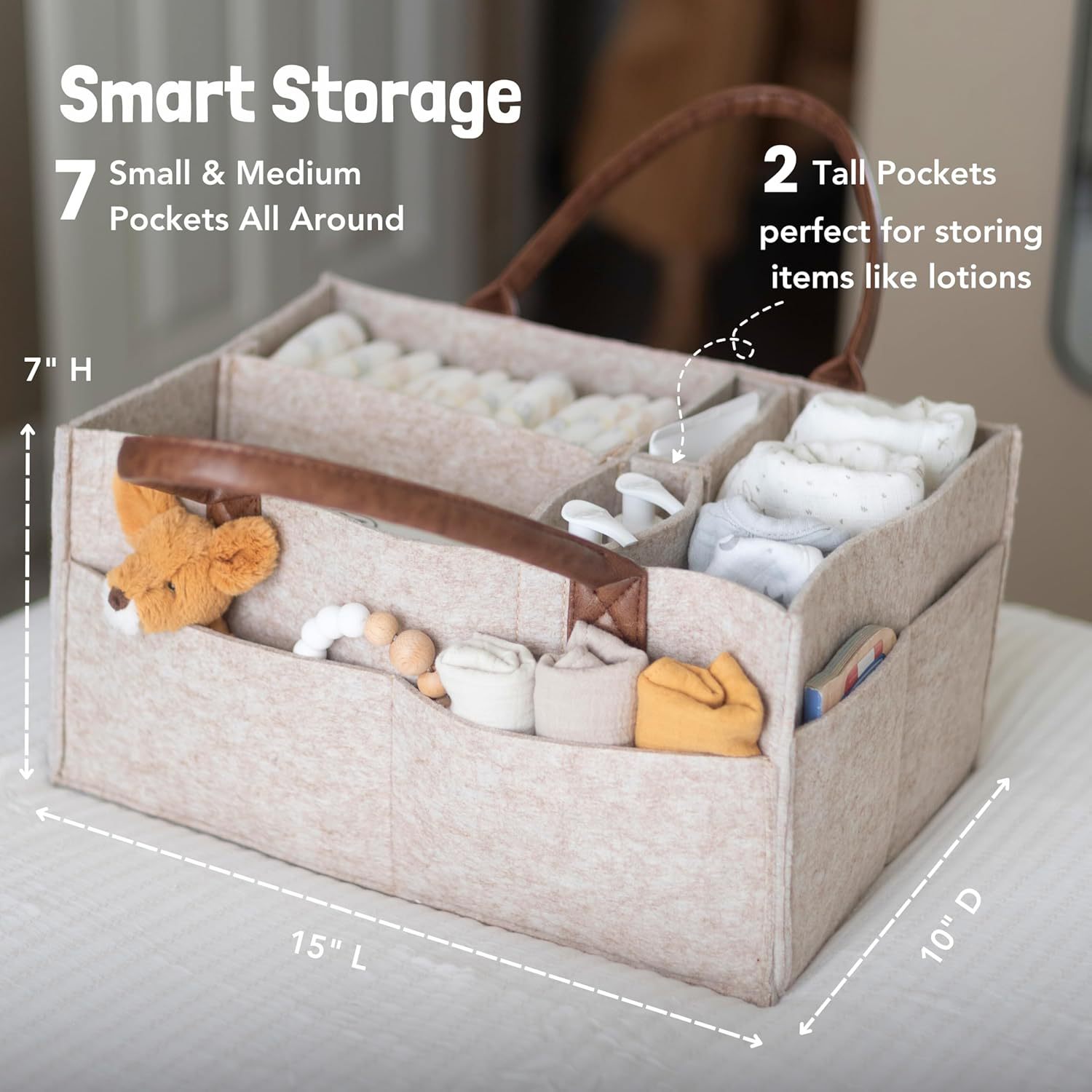 Baby Felt Storage Nursery Orga - Baby Nursery Storage ulasan dan harga