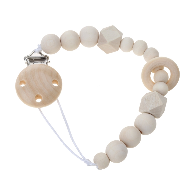 Baby Pacifier Clip Chain Woode - Baby Nursery Hospital ulasan dan harga