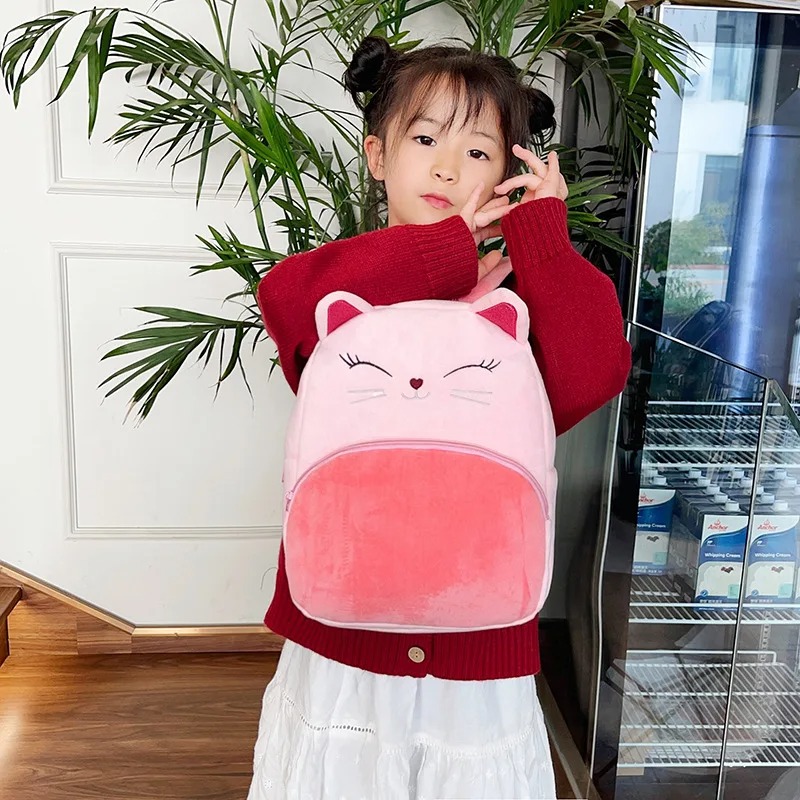 Customized Name Cartoon Cat Ba - Baby Nursery Backpack ulasan dan harga