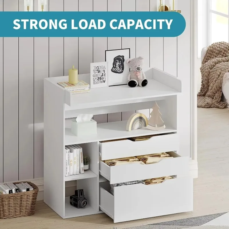 Contemporary minimalist MDF wh - Baby Nursery Table ulasan dan harga