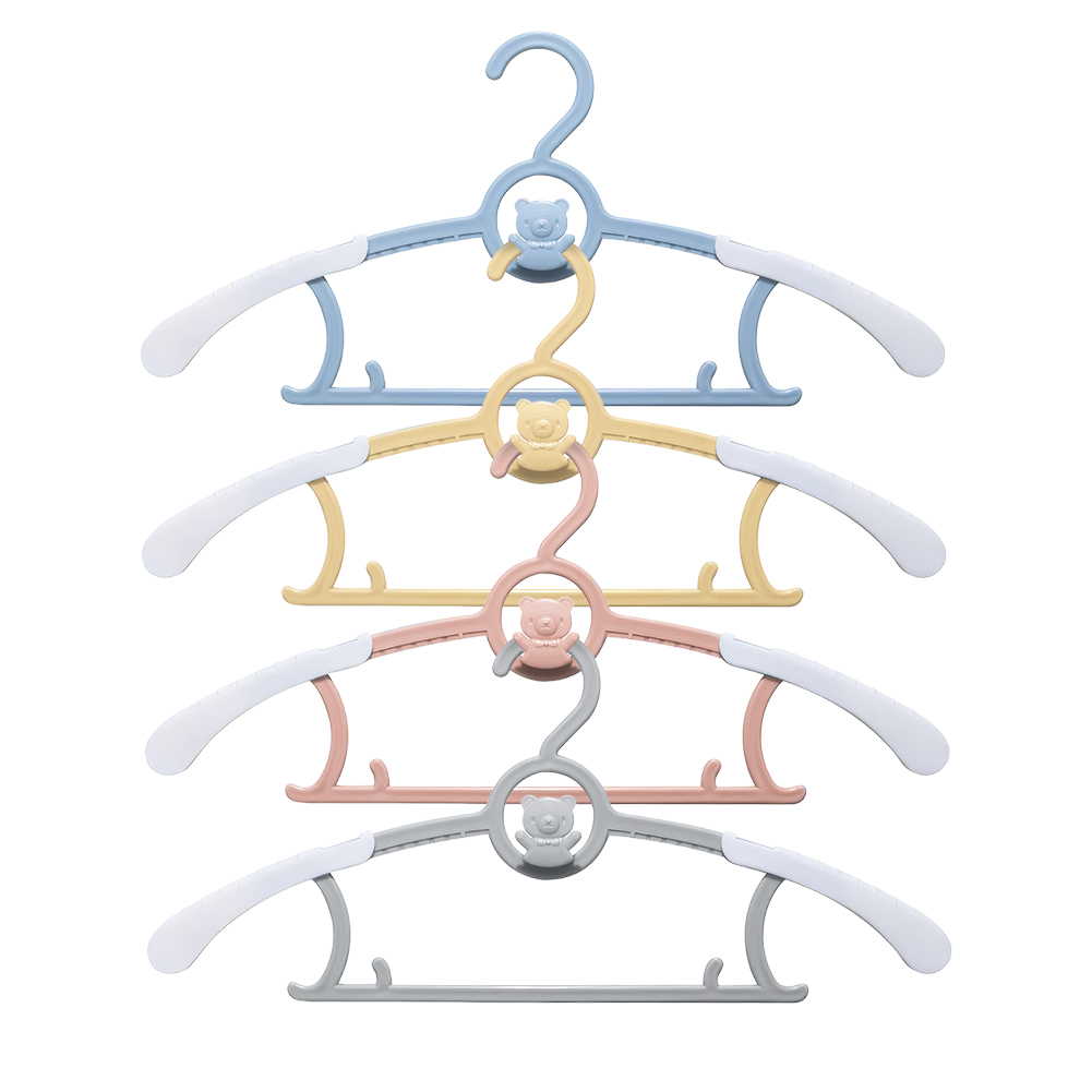 10Pcs Extendable Kids Clothes  - Baby Nursery Hangers ulasan dan harga
