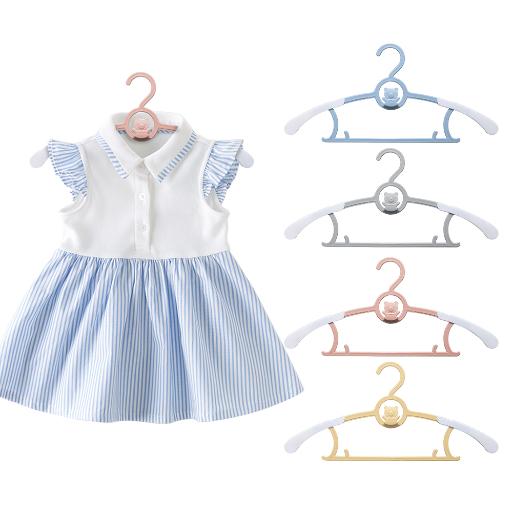 10Pcs Extendable Kids Clothes  - Baby Nursery Hangers ulasan dan harga