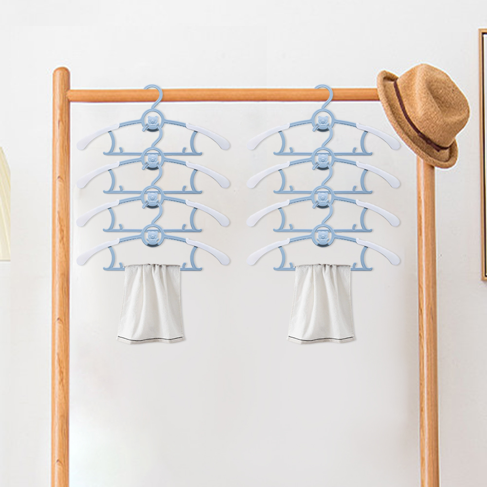 10Pcs Extendable Kids Clothes  - Baby Nursery Hangers ulasan dan harga