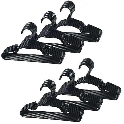 20/60 Pack Black Baby Nursery  - Baby Nursery Hangers ulasan dan harga