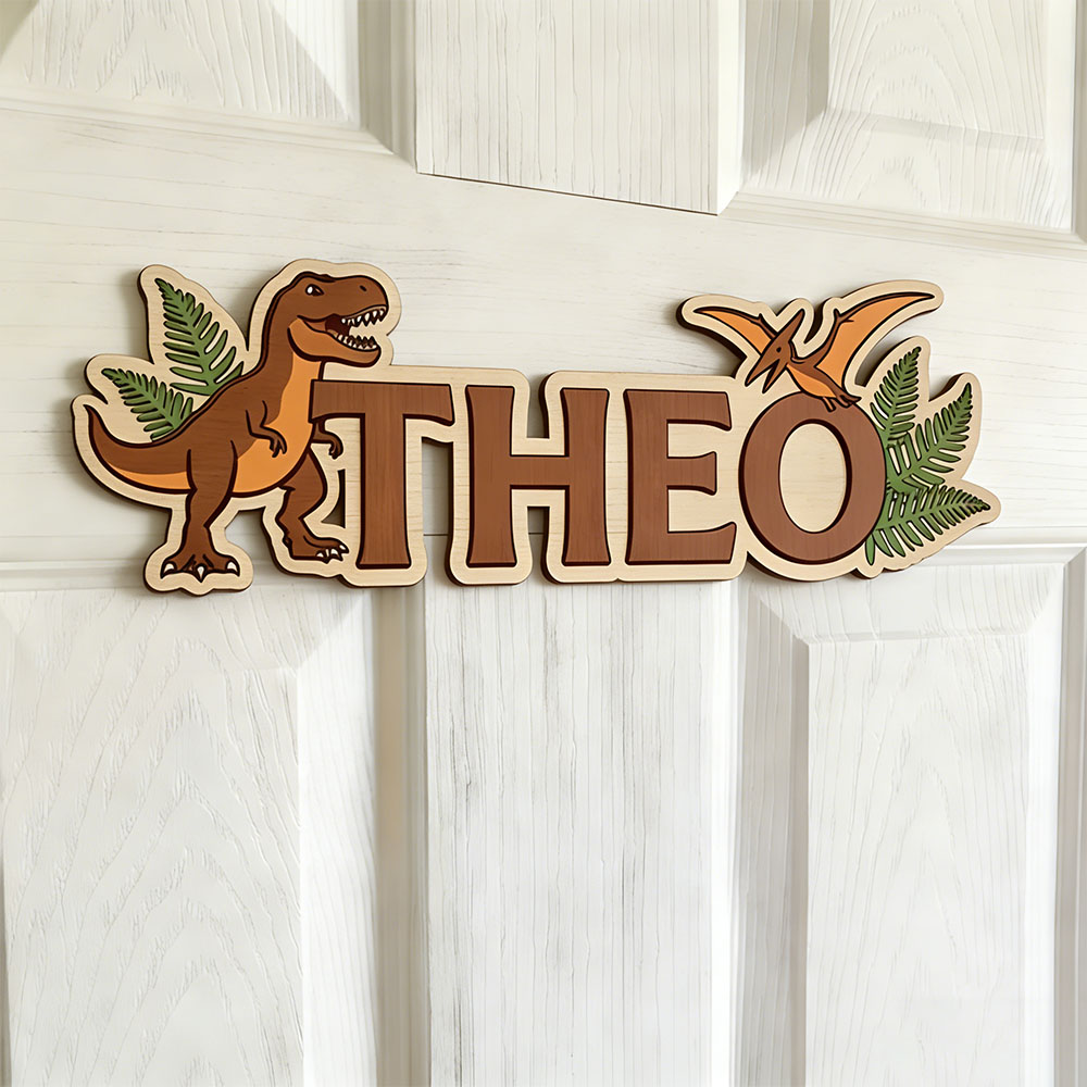 Personalized Dinosaur Name Sig - Baby Nursery ulasan dan harga