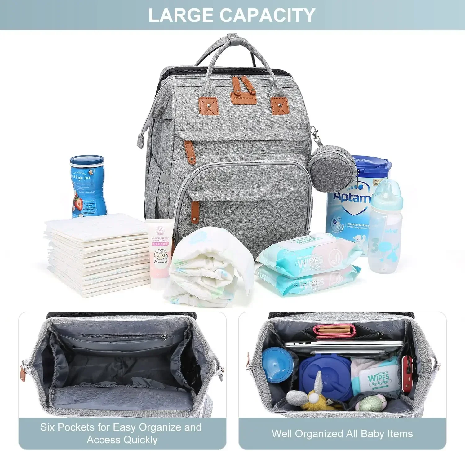 New Baby Nappy Changing Bags C - Baby Nursery Backpack ulasan dan harga