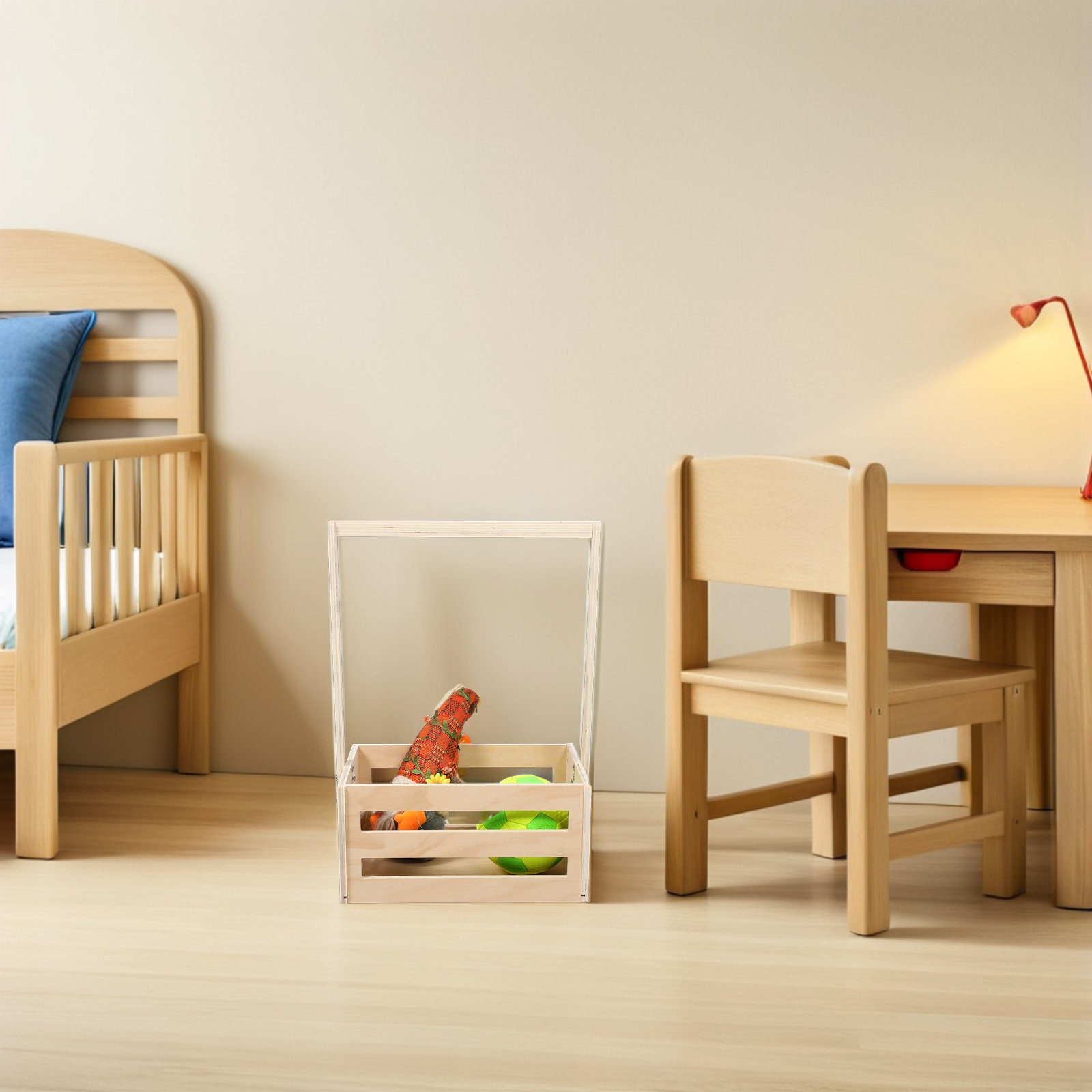 Vintage Wooden Baby Shower Sto - Baby Nursery Storage ulasan dan harga