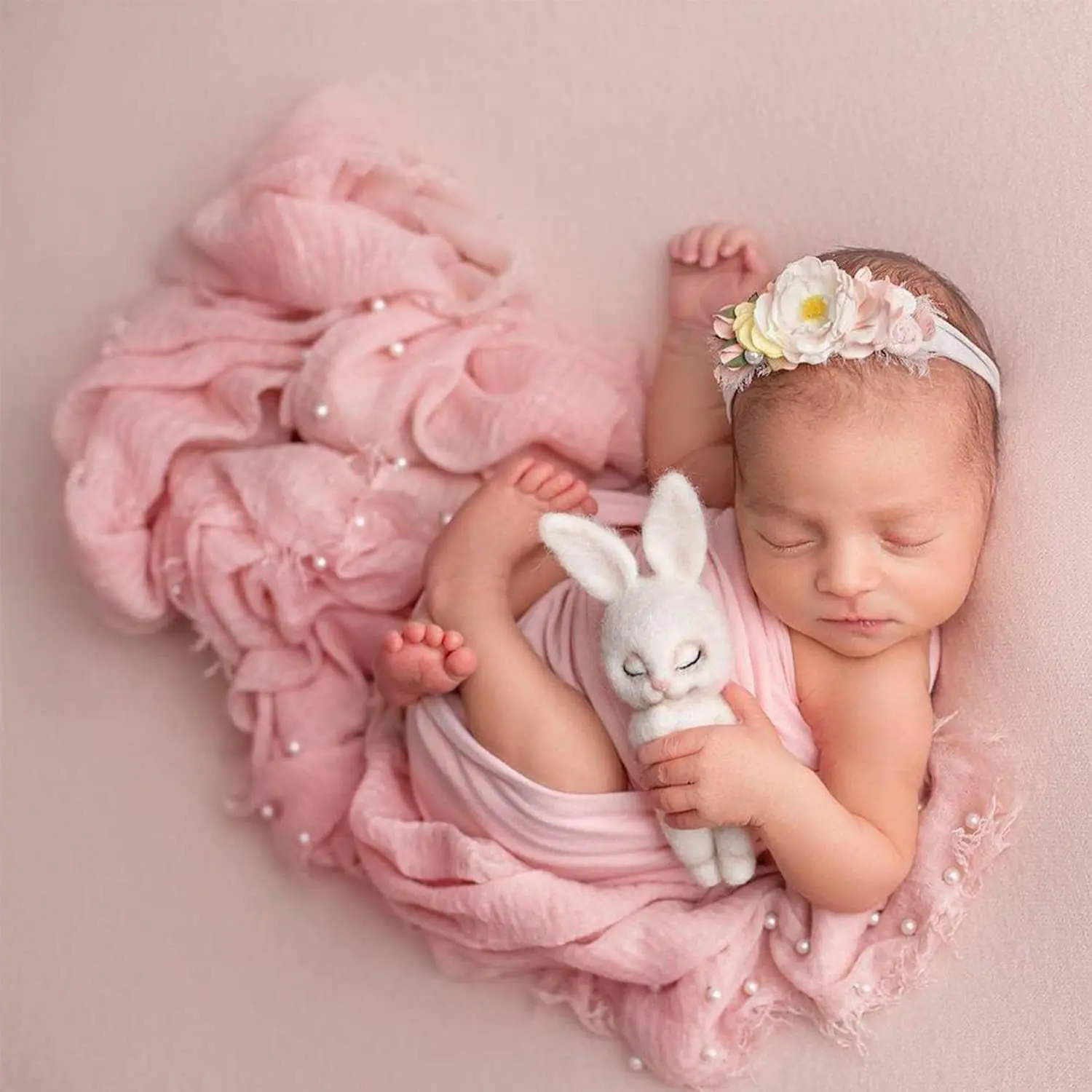 90x170cm Photo Shoot Prop Soft - Baby Wrap Stretchy ulasan dan harga