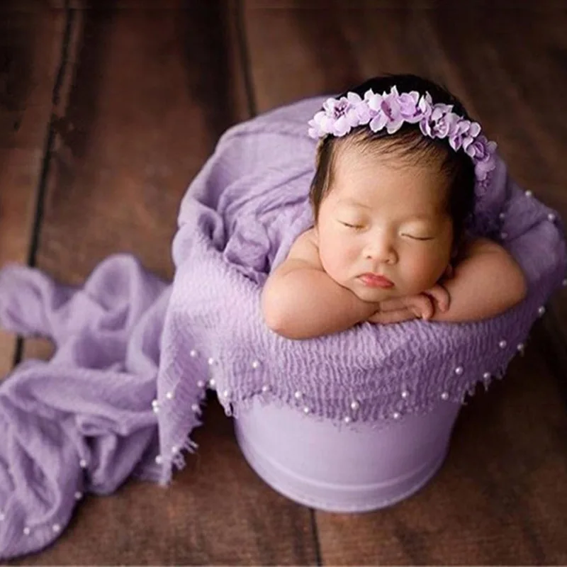 90x170cm Photo Shoot Prop Soft - Baby Wrap Stretchy ulasan dan harga