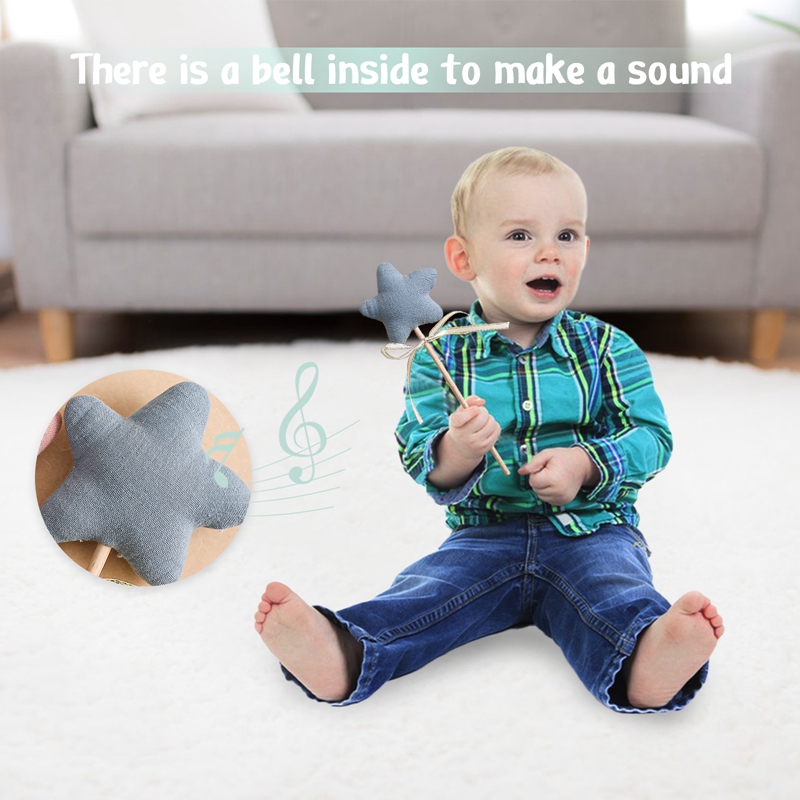 1PC Baby Rattle Toy Beech Wood - Baby Nursery Hospital ulasan dan harga