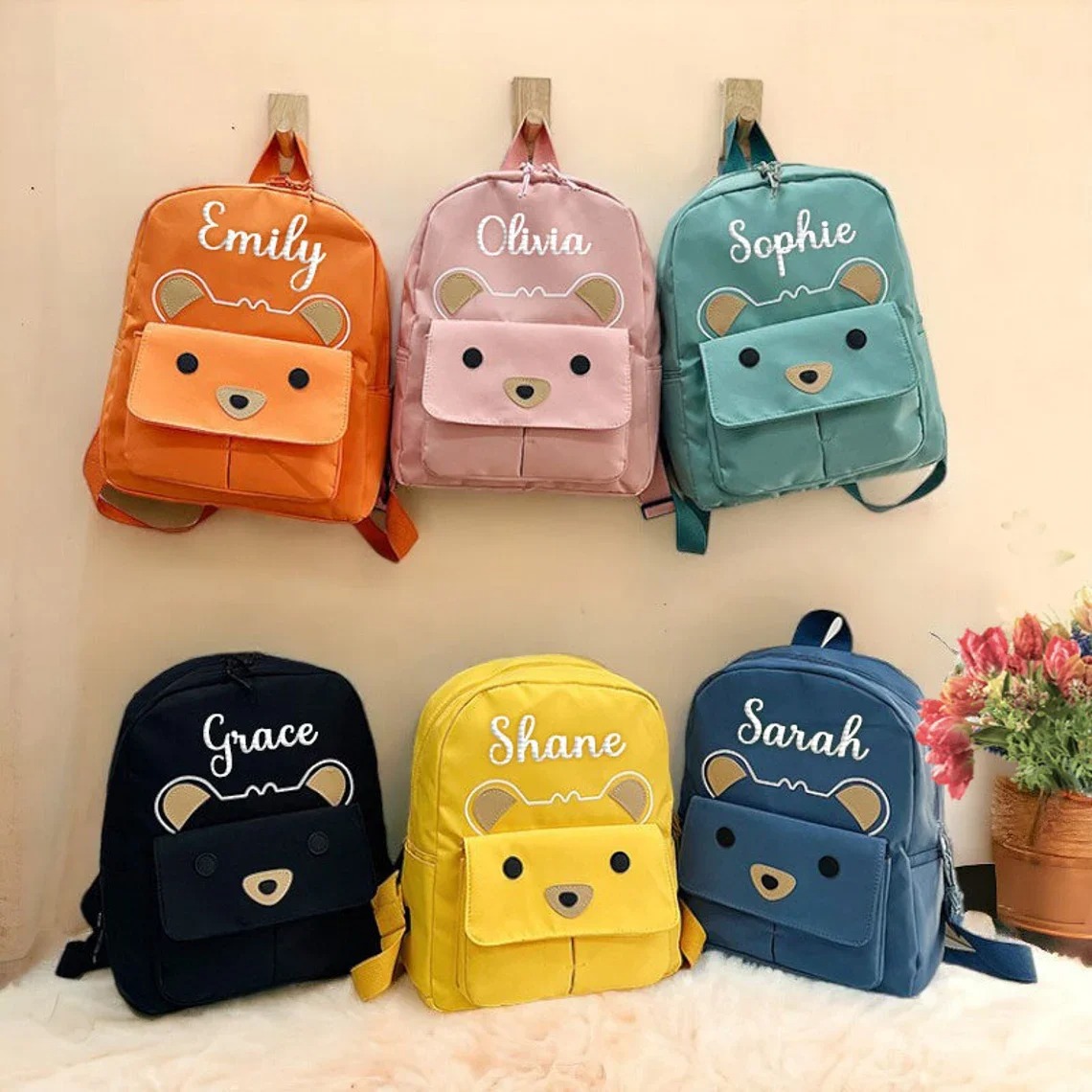 Embroidered Toddler Backpack C - Baby Nursery Backpack ulasan dan harga